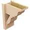 Ekena Millwork 8-in W x 14-in D x 18-in H Funston Trad Rough Cedar Woodgrain TimberThane Outlooker, Primed Tan OUTUR080X14X18FST04RCPR - alternate 2